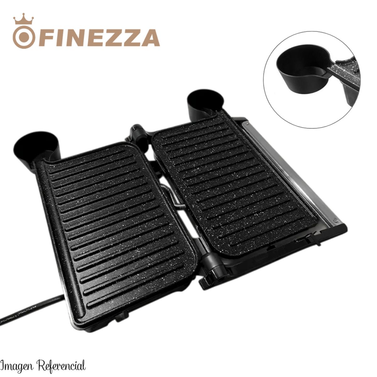 FINEZZA - Mini Parrilla Electrica FINEZZA FZ-124EG