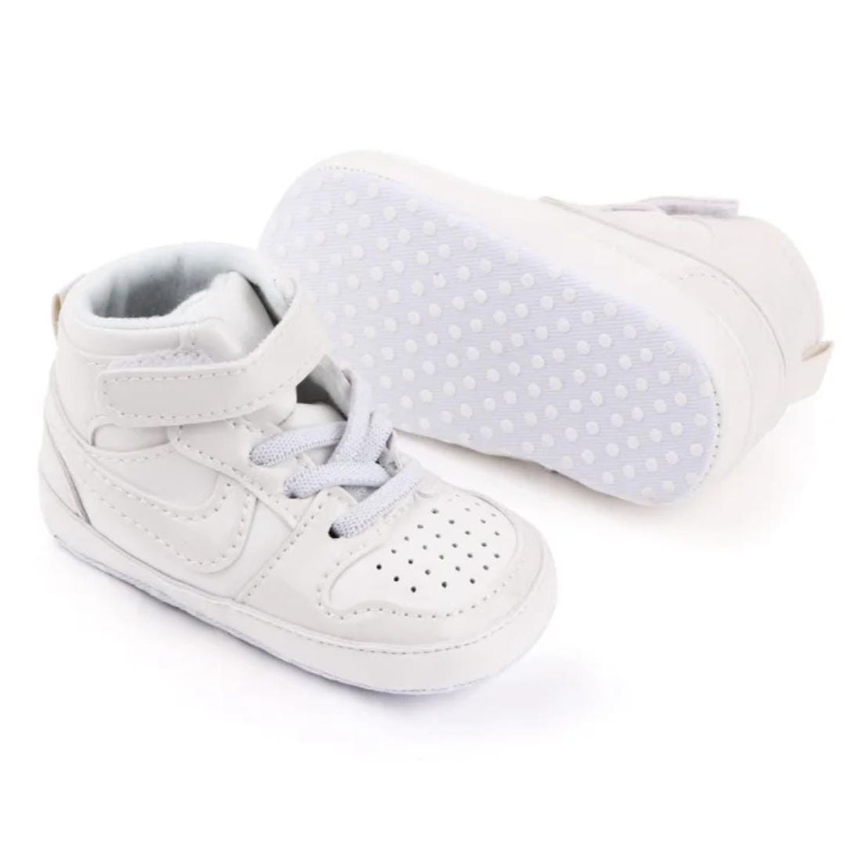 GENERICO - Zapatitos para bebé - Botines Crema Acharolado