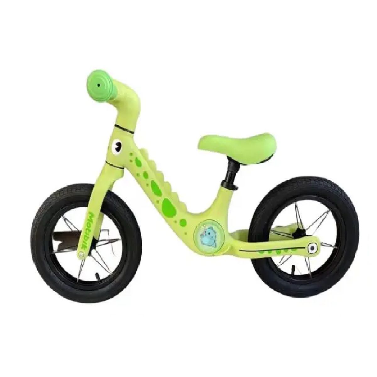 GENERICO - BICICLETA EQUILIBRIO DINOSAURIO PARA NIÑOS VERDE