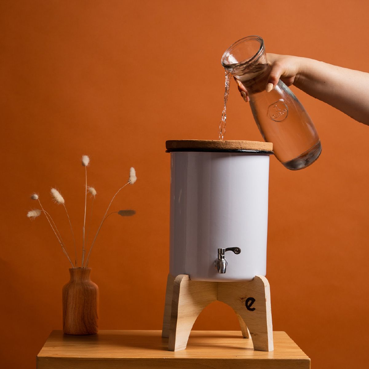 ECOFILTRO - Ecofiltro Purificador de Agua Acero Vitrificado Mini 5.5 L Blanco