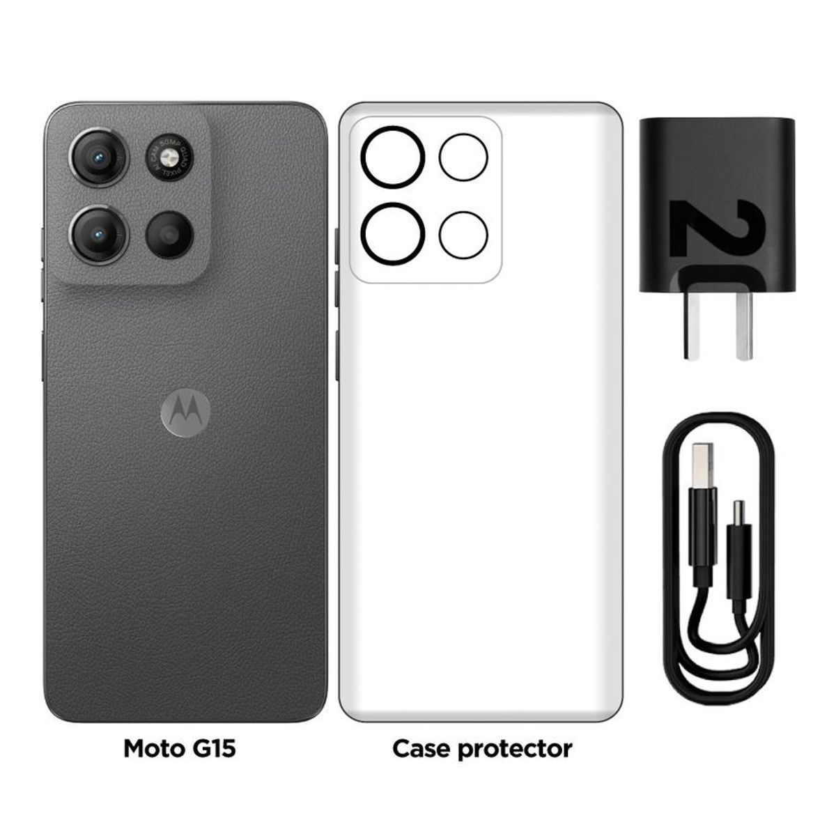 MOTOROLA - MOTO MOTOROLA G15  4GB  128GB NUEVO - COLO GRIS