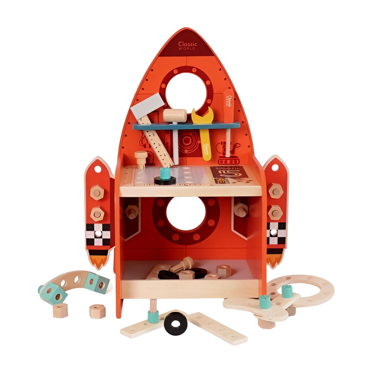 CLASSIC WORLD - Banco de Trabajo Cohete de Madera marca Classic World
