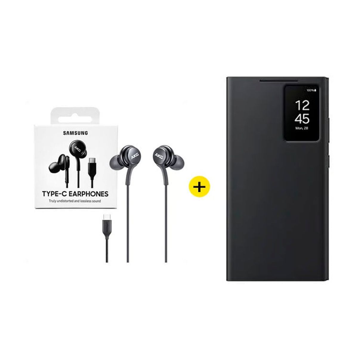 SAMSUNG - Audifonos AKG + Case Flip Ultra Negro Cover S24