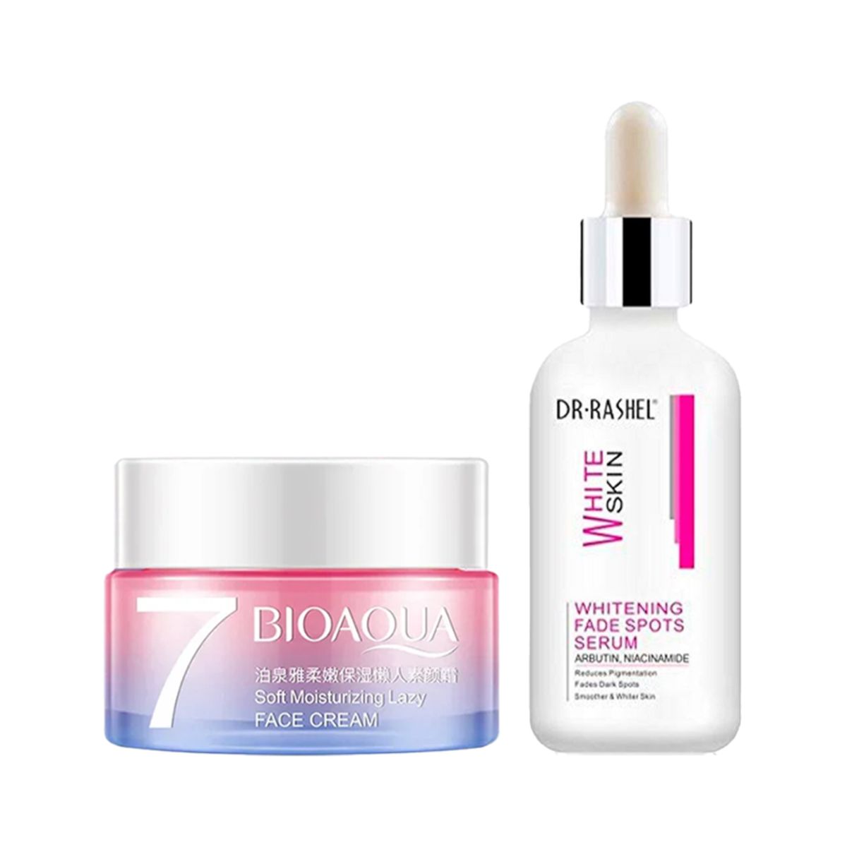 BIOAQUA - Crema Facial Aclaradora + Suero Blanqueadora de Manchas