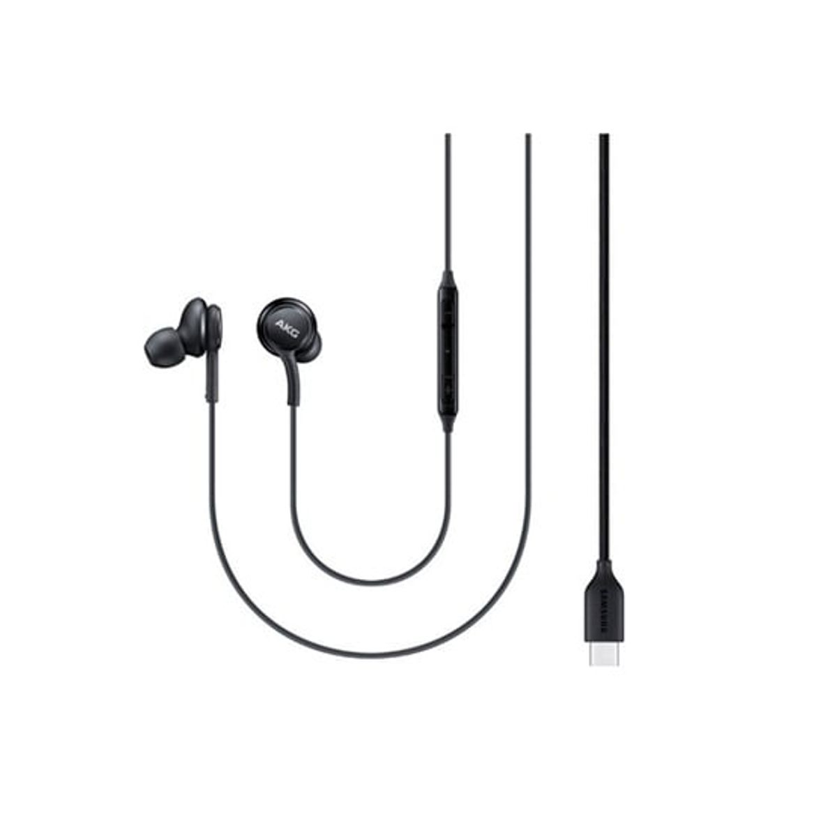 SAMSUNG - Cargador Samsung Negro 25W + Audífonos AKG Tipo C