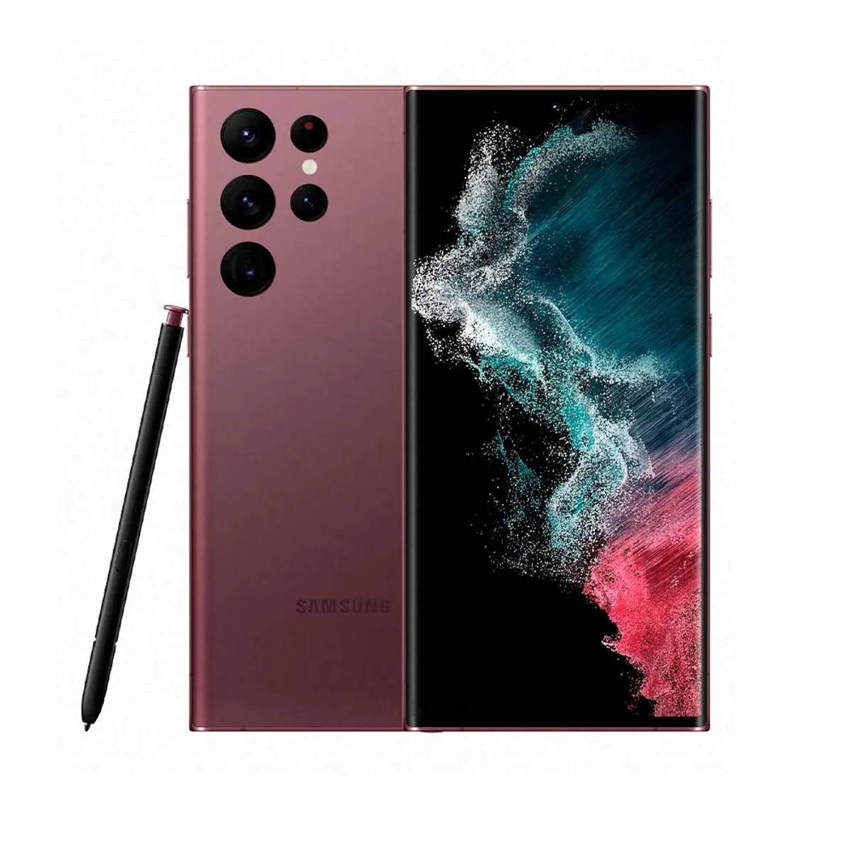 SAMSUNG - Samsung S22 Ultra 256GB 12GB Borgoña - REACONDICIONADO