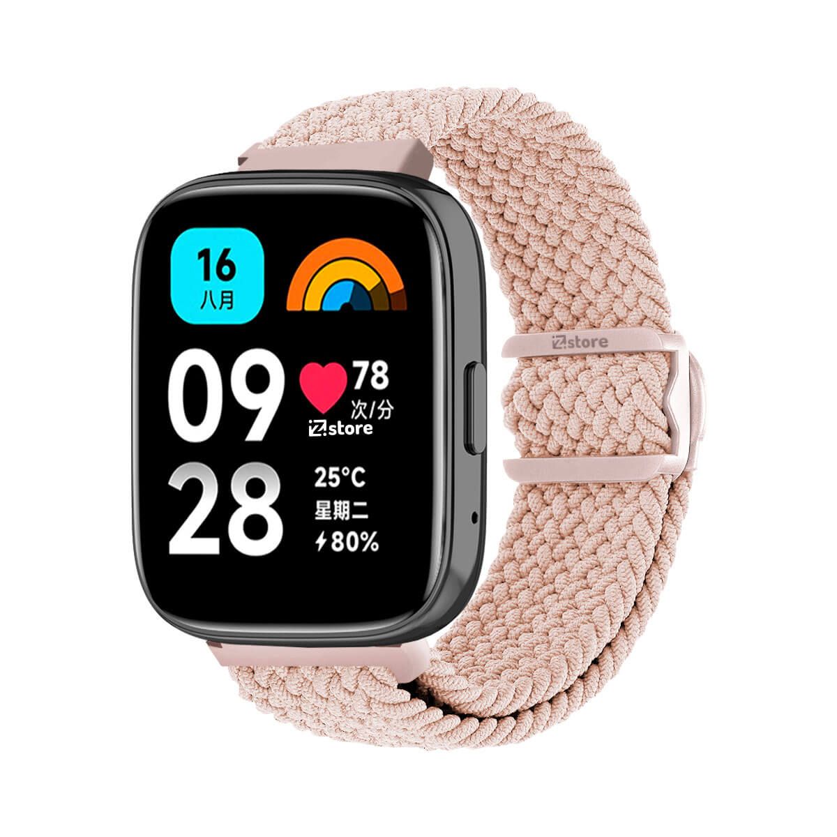GENERICO - Correa de Nylon Para Redmi Watch 3 Active Rosa