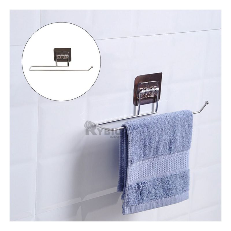 GENERICO - Organizador para Cocina Papel Toalla Acero Y+Stickers