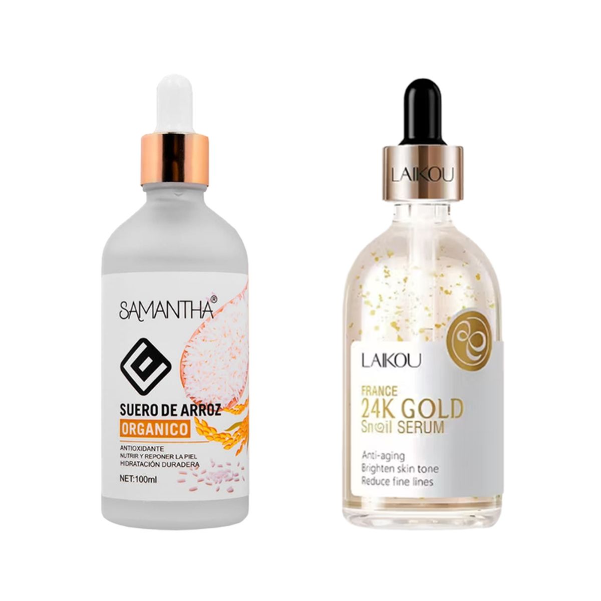 GENERICO - Serum Facial Extracto de Arroz +Serum Facial France 24k Gold