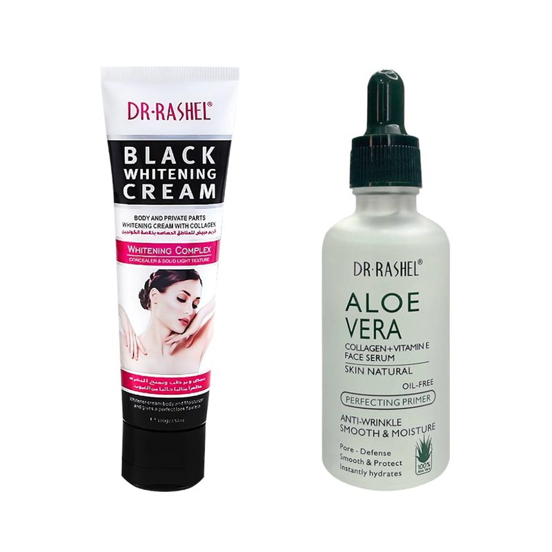 GENERICO - Crema Corporal Blanqueadora + Suero Aloe vera y vitamina E