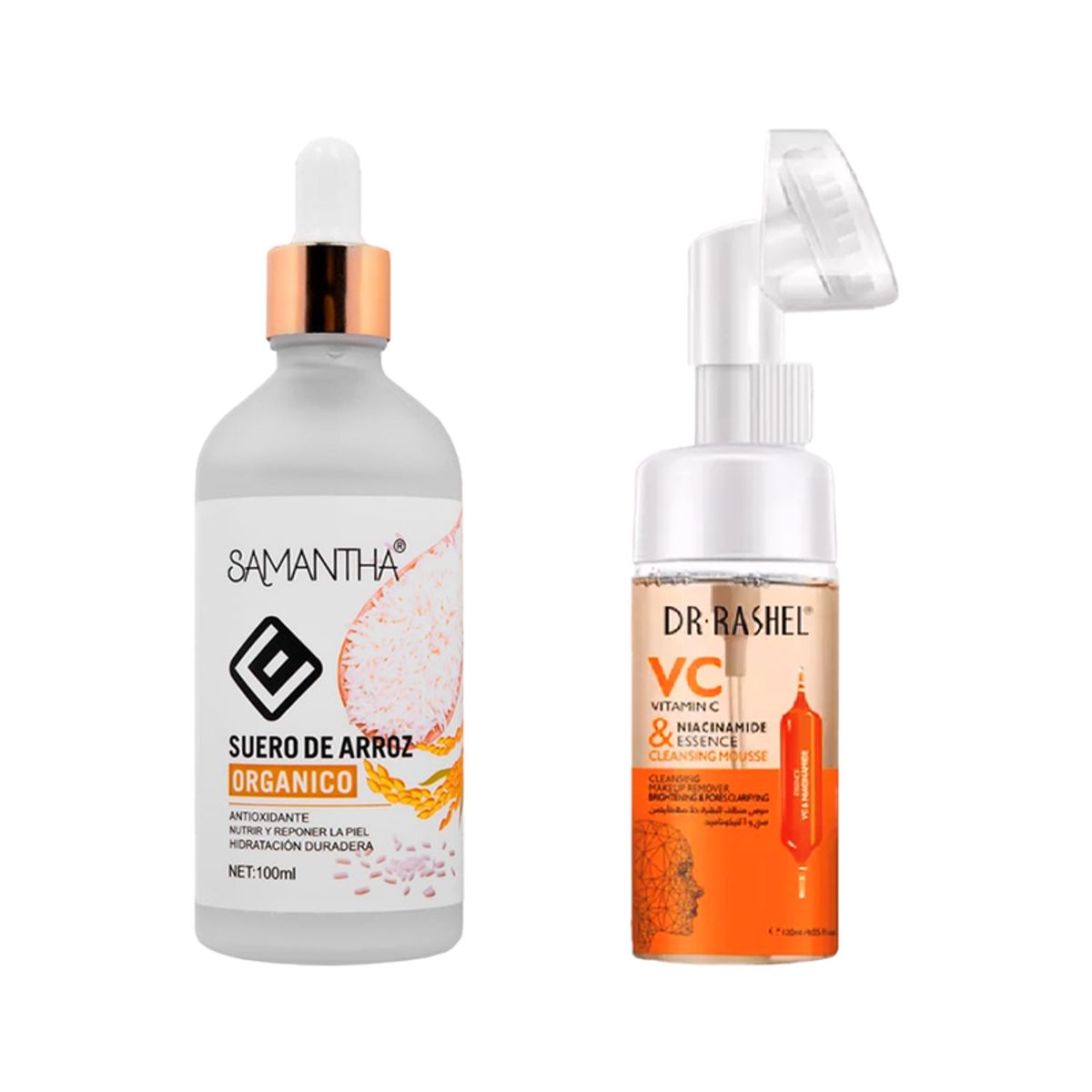 GENERICO - Serum Facial Extracto de Arroz + Limpiador Facial Vitamina C