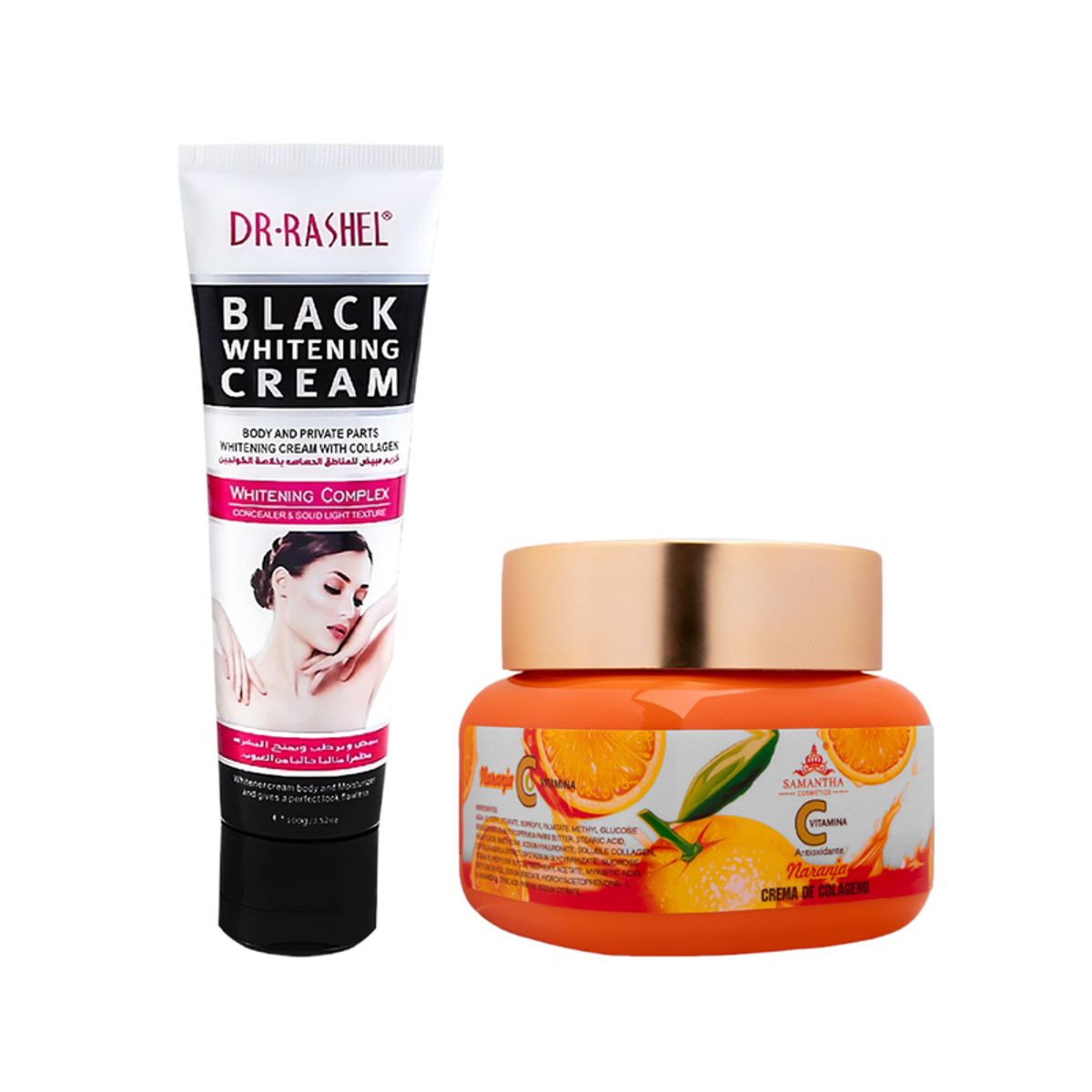 GENERICO - Crema Corporal Blanqueadora + Crema Colágeno y Vitamina C