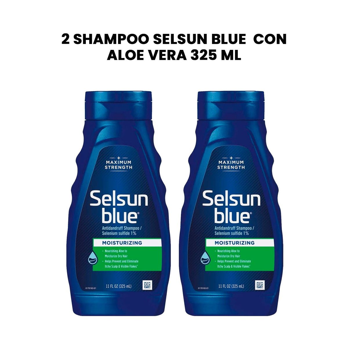 IMPORTADO MC - Shampoo Selsun Blue Con Aloe Vera 325 ml 2 Unidades