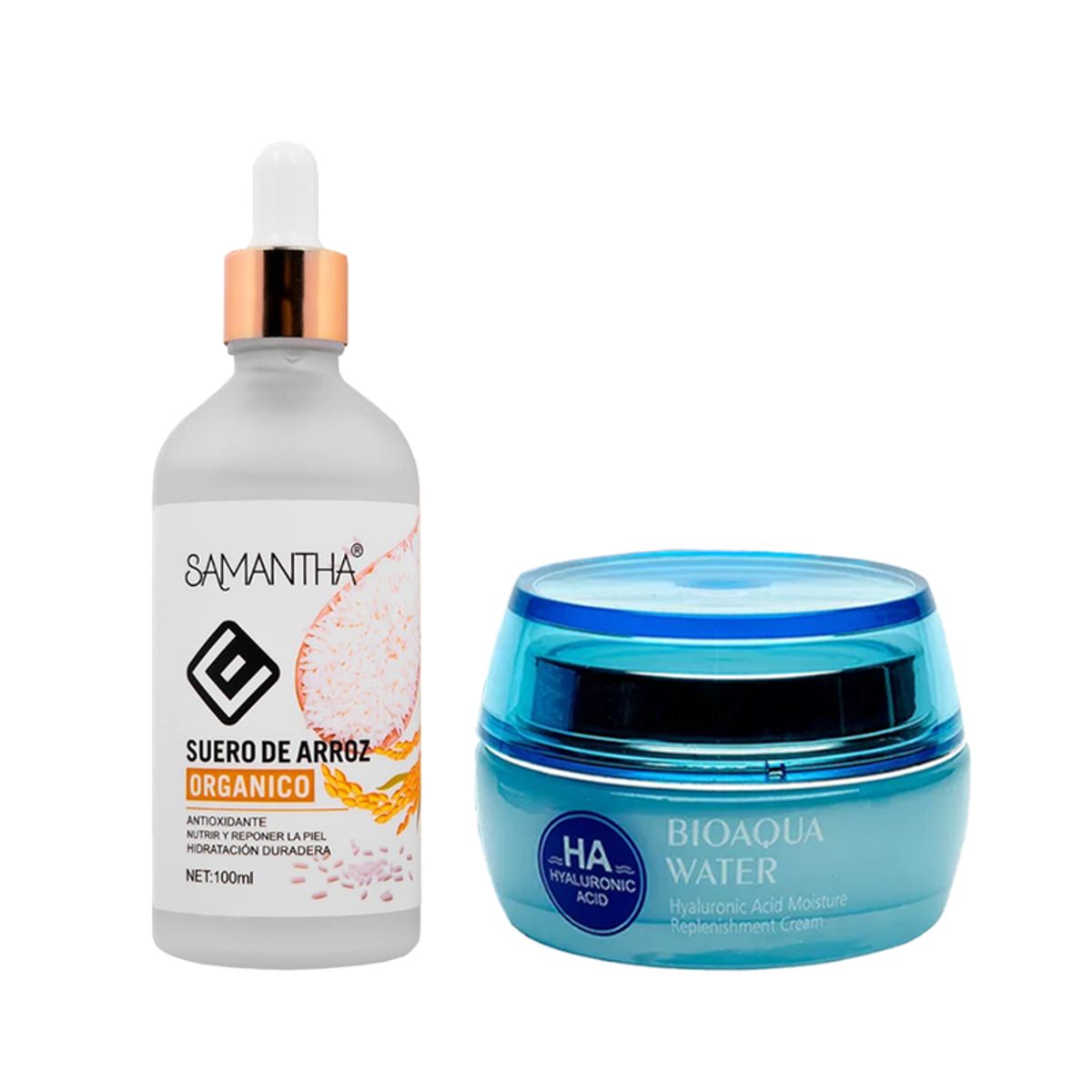 GENERICO - Serum Facial Extracto de Arroz + Crema Hidratante ÁH Water