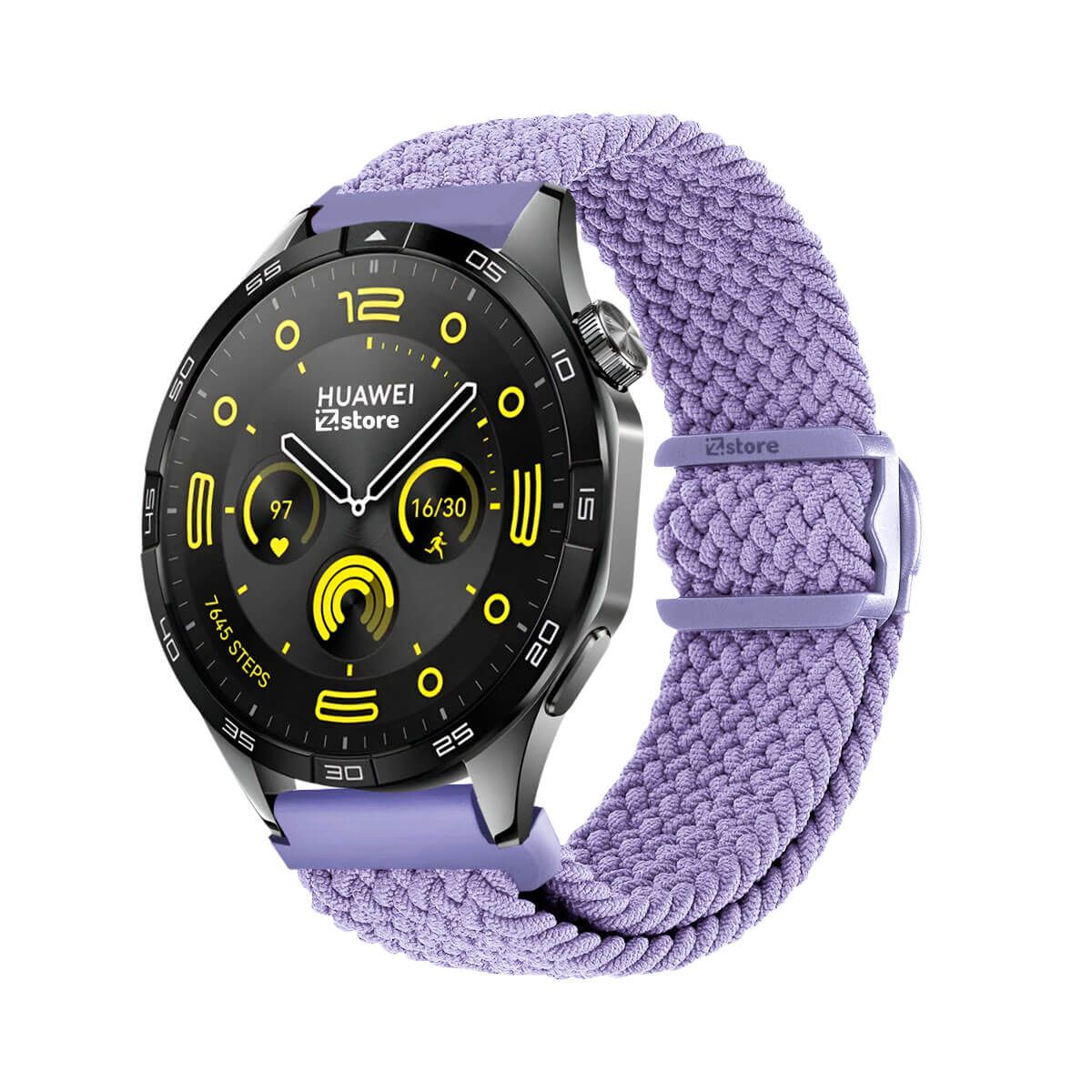 GENERICO - Correa de Nylon Para Huawei Watch GT4 46mm Lila