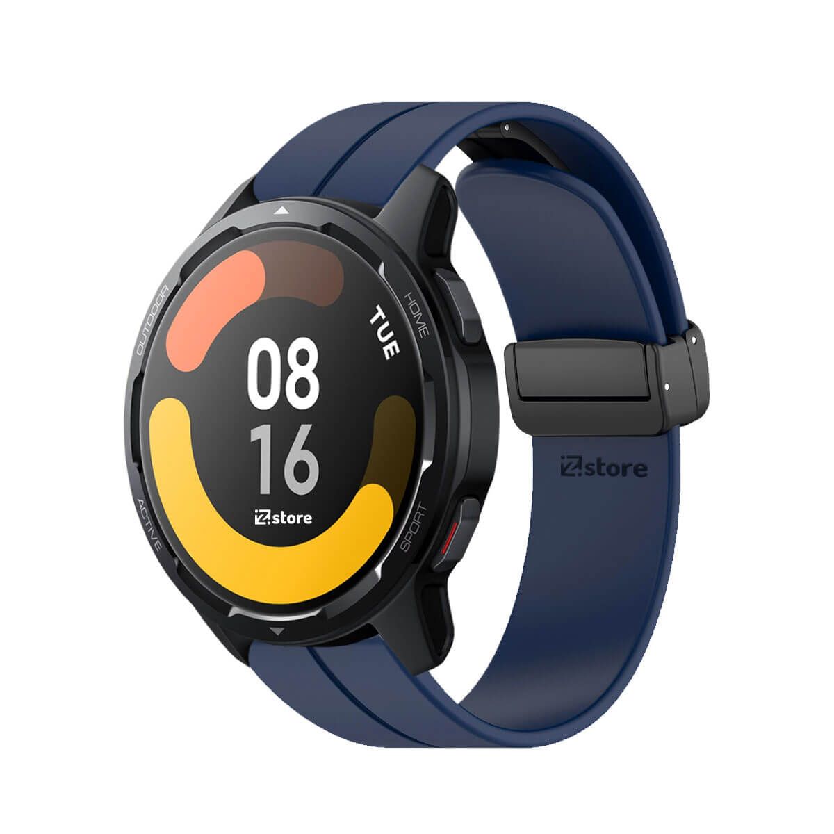 GENERICO - Correa Para Xiaomi Watch S1 Active Broche Magnético Azul Oscuro