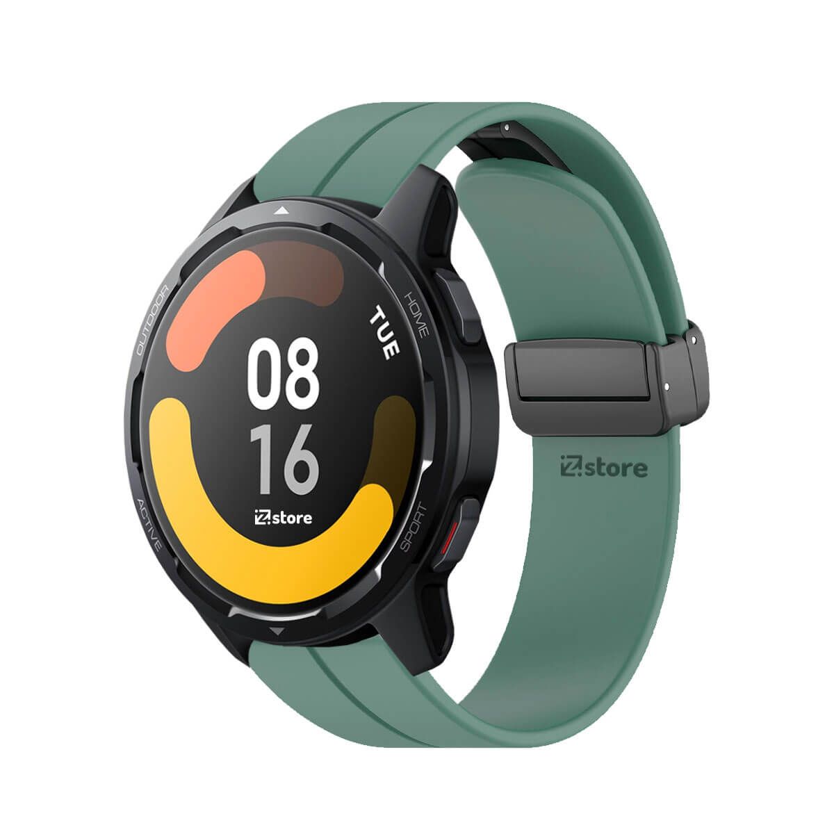 GENERICO - Correa Para Xiaomi Watch S1 Active Broche Magnético Verde Pino