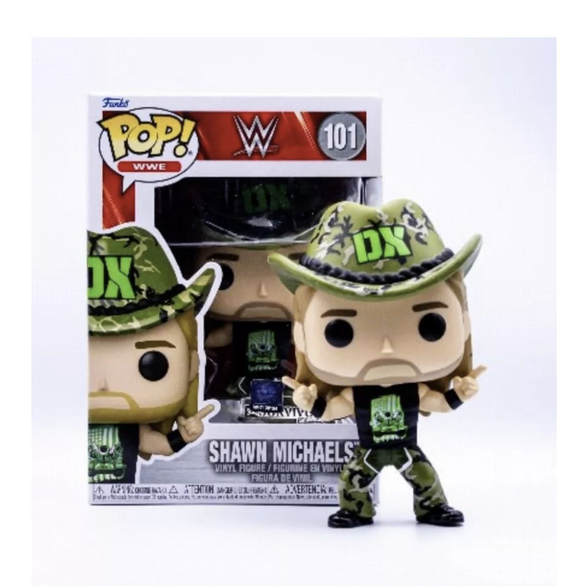 FUNKO - Shawn Michaels Funko Pop 101 Wwe Con Pin Exclusivo