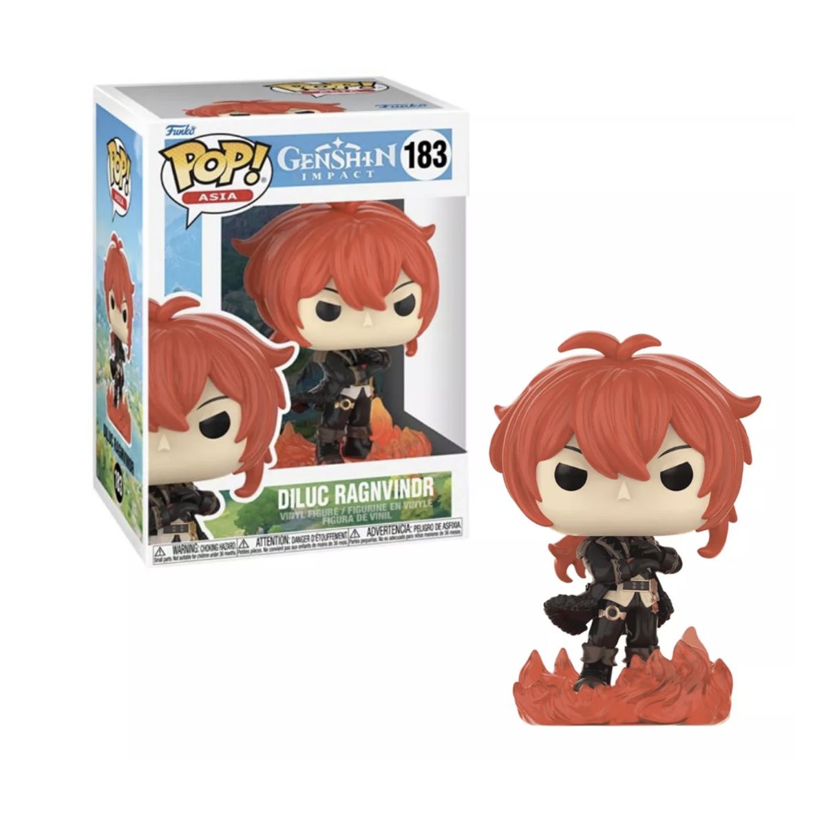 FUNKO - Diluc Ragnvindr Funko Pop 183 Genshin Impact Asia Original