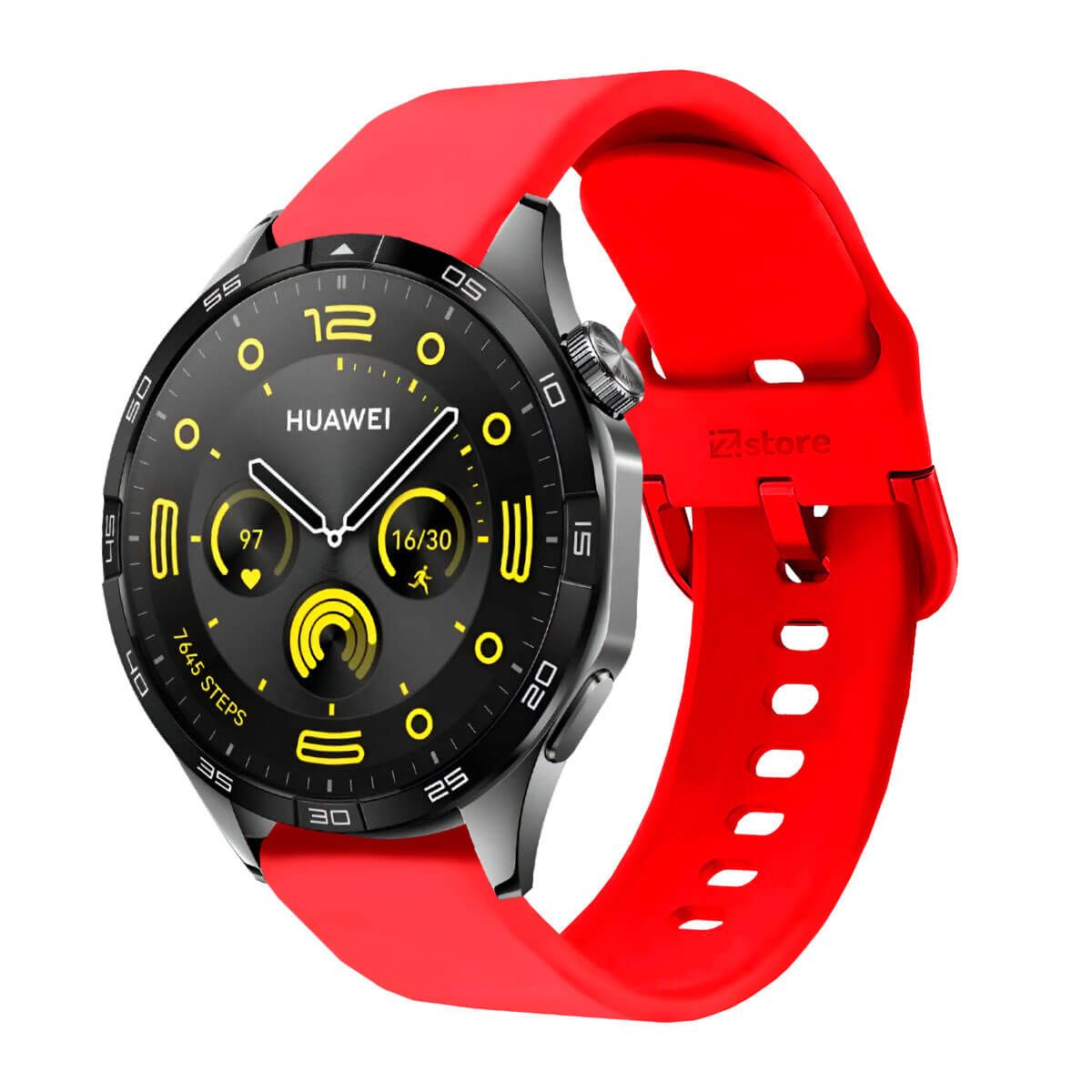GENERICO - Correa Para Huawei Watch GT4 46mm Hebilla Rojo