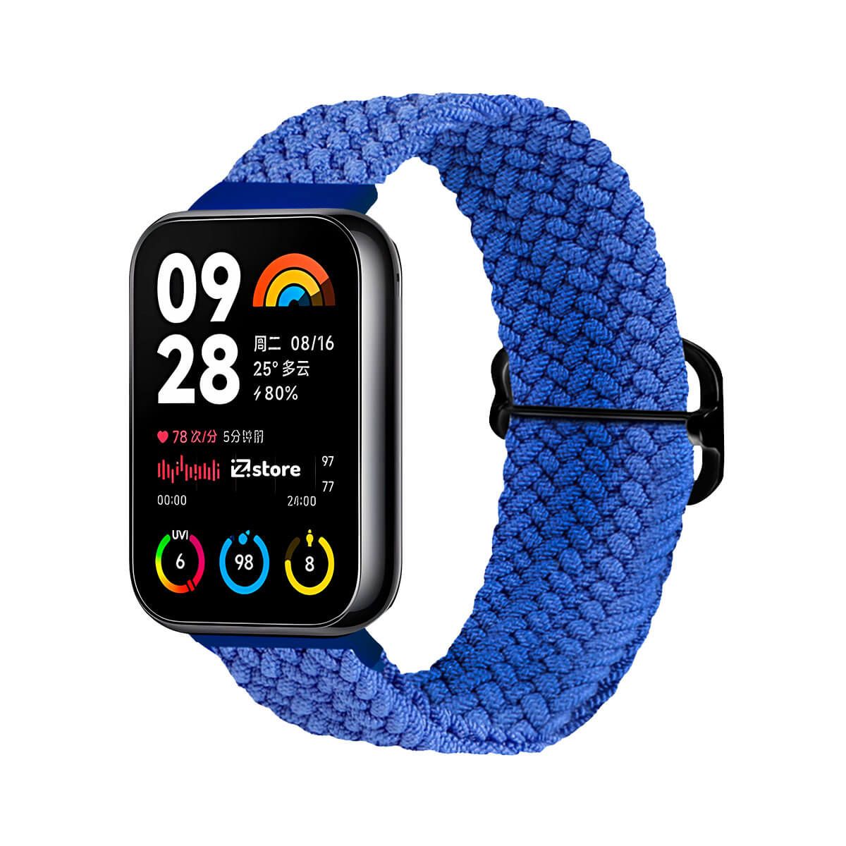 GENERICO - Correa de Nylon Para Xiaomi Smart Band 8 Pro Azul