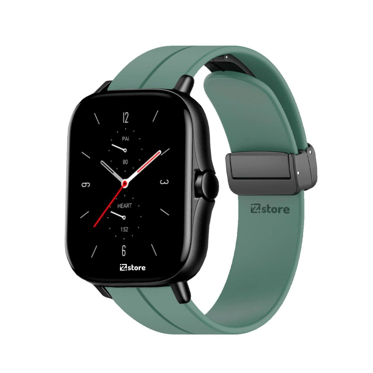 GENERICO - Correa Para Amazfit GTS4 Broche Magnético Verde Pino