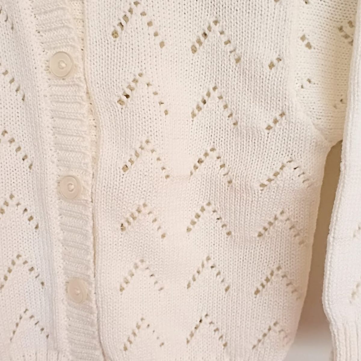 GENERICO - CHOMPA NIÑA CALADA HUESO MANDALAY KNITS