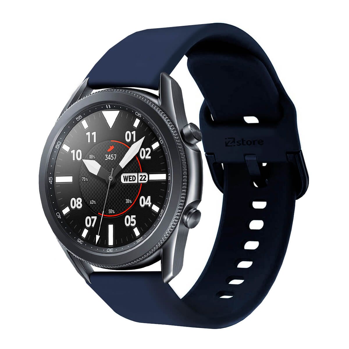 GENERICO - Correa Samsung Galaxy Watch 3 41mm Hebilla Azul Oscuro