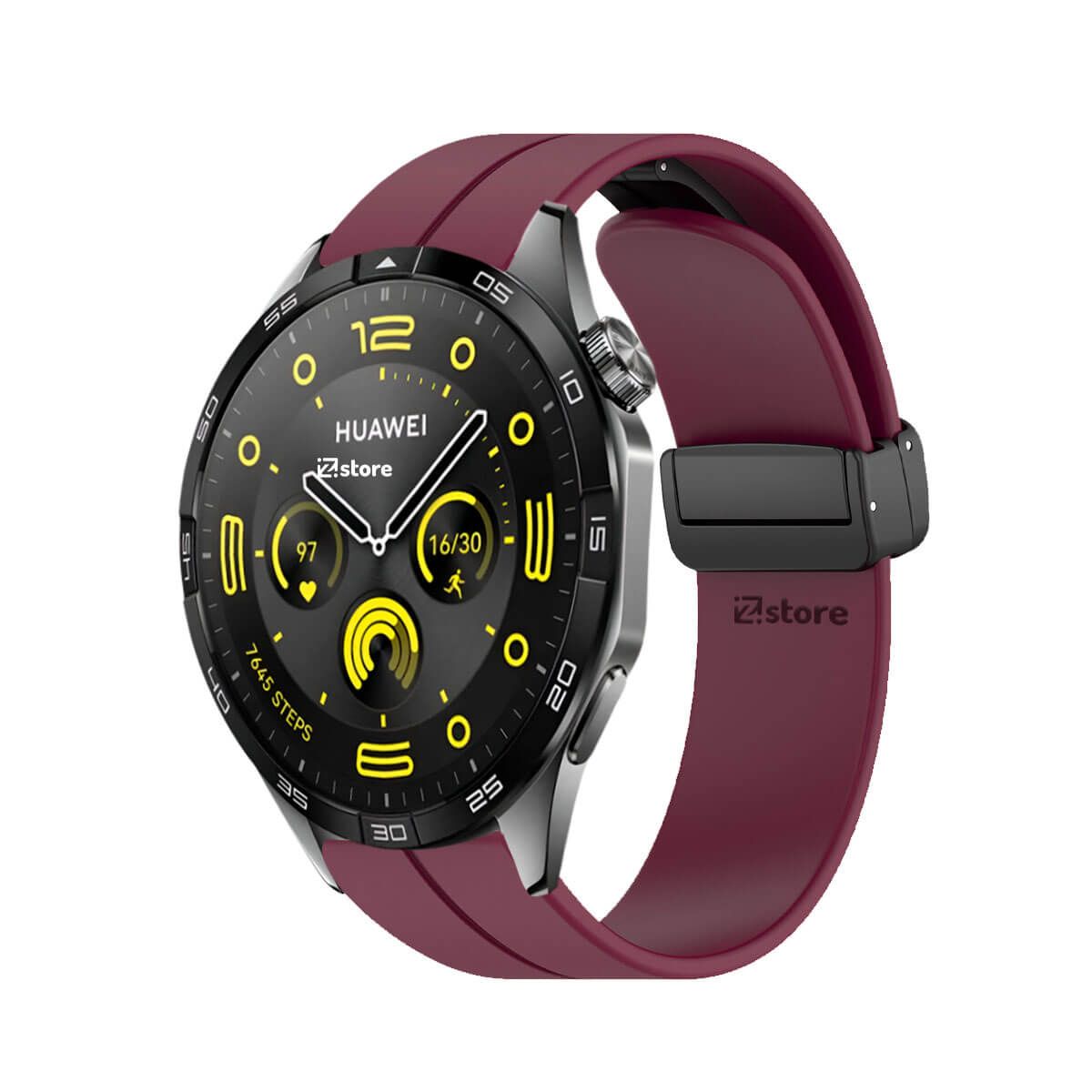 GENERICO - Correa Para Huawei Watch GT Broche Magnético Vino