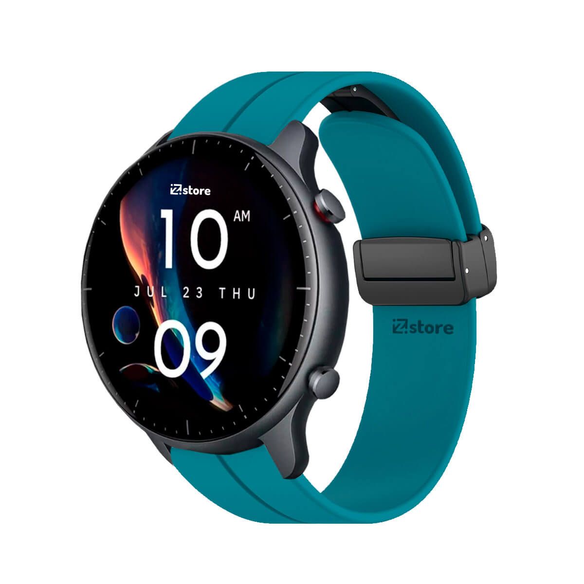 GENERICO - Correa Para Amazfit GTR3 Broche Magnético Azul Turquesa