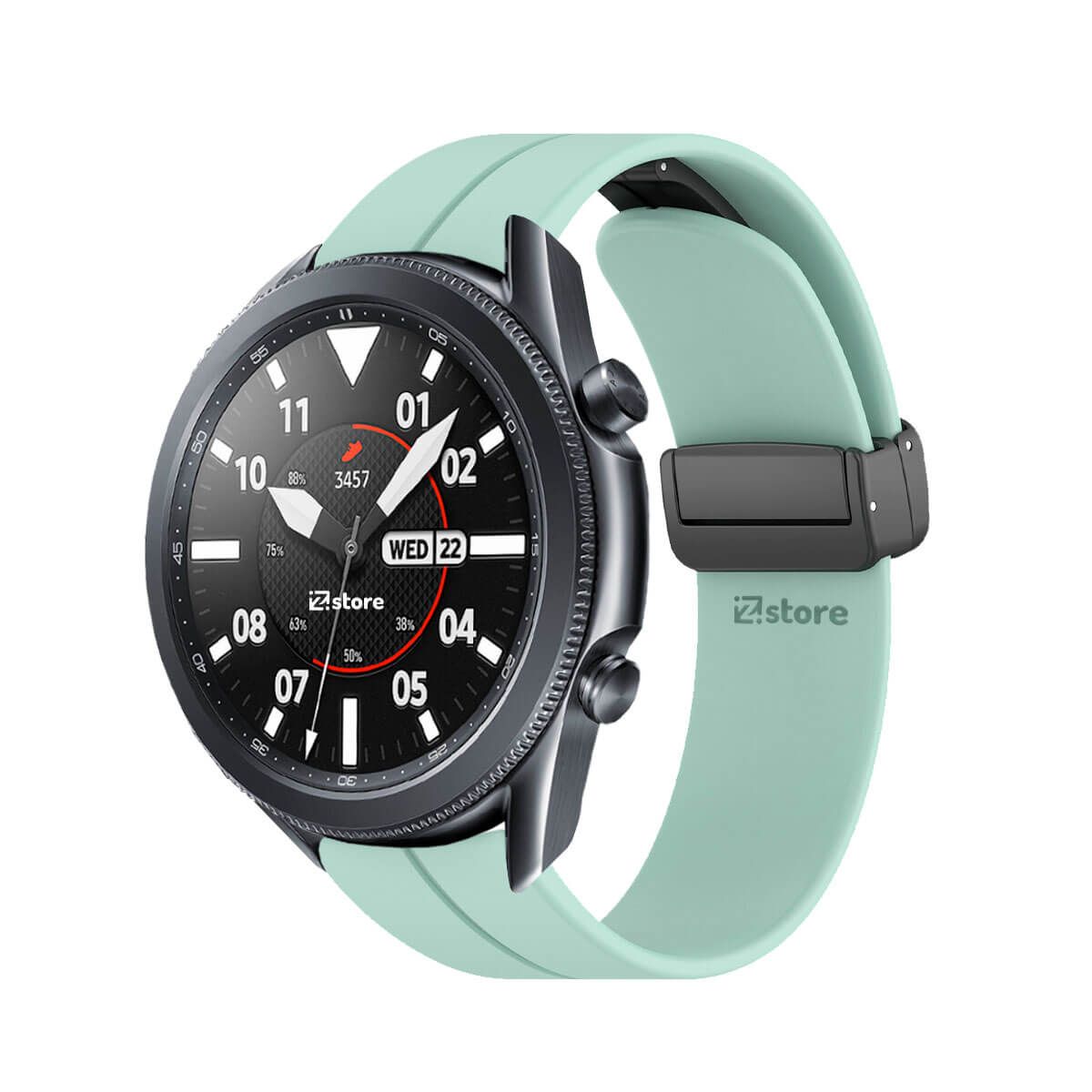 GENERICO - Correa Para Samsung Galaxy Watch 3 45MM Broche Magnético Verde Agua
