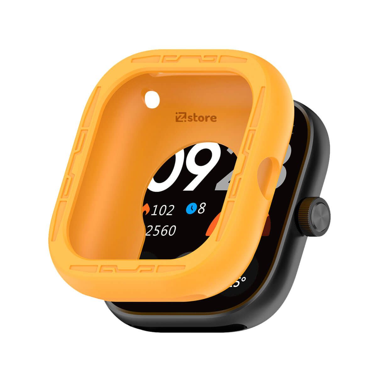 GENERICO - Case de Silicona Para Redmi Watch 4 Papaya