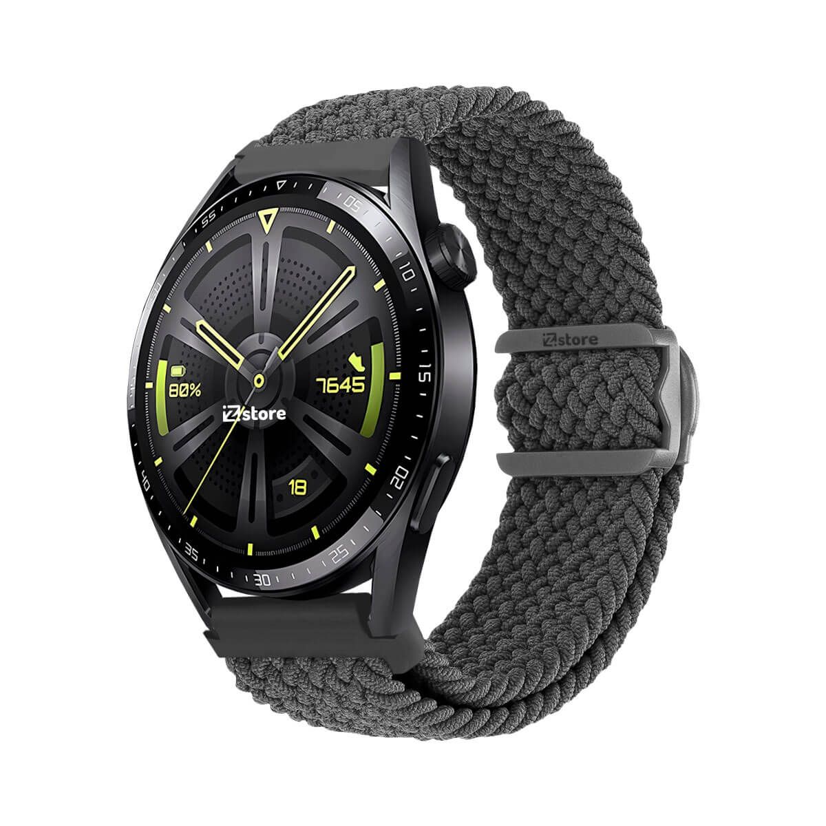 GENERICO - Correa de Nylon Para Huawei Watch GT3 Gris