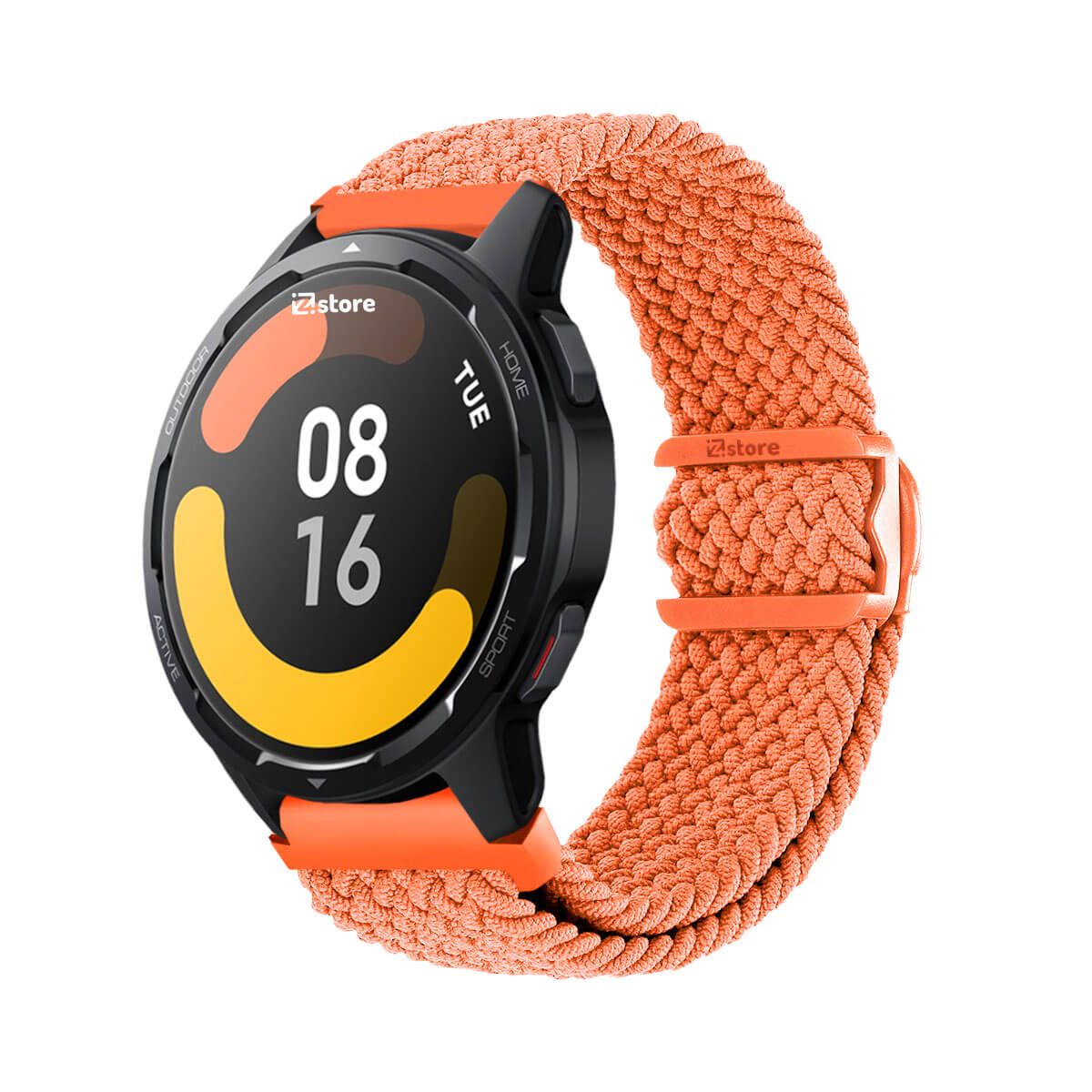 GENERICO - Correa de Nylon Para Xiaomi Watch S1 Active Naranja