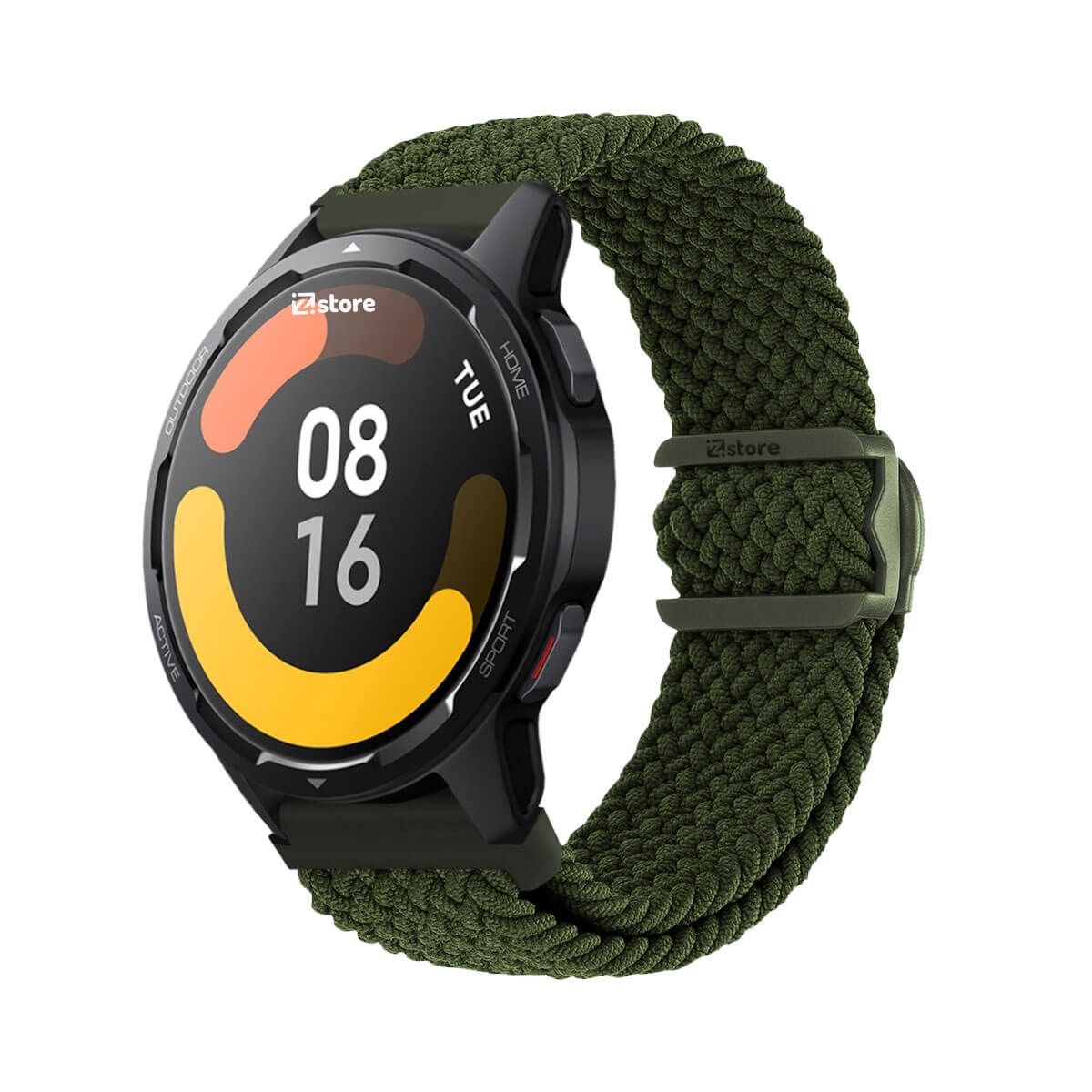 GENERICO - Correa de Nylon Para Xiaomi Watch S1 Active Verde Militar