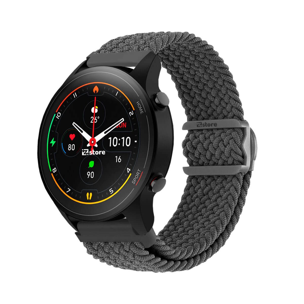 GENERICO - Correa de Nylon Para Xiaomi Mi Watch Color Gris