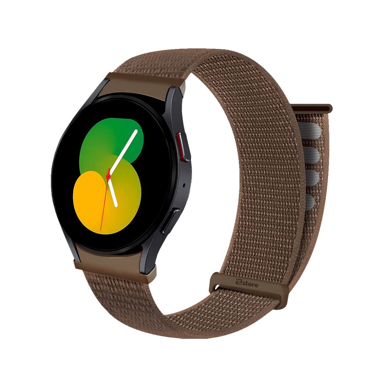 GENERICO - Correa de Nylon Para Samsung Galaxy Watch 4 y 5 Marron