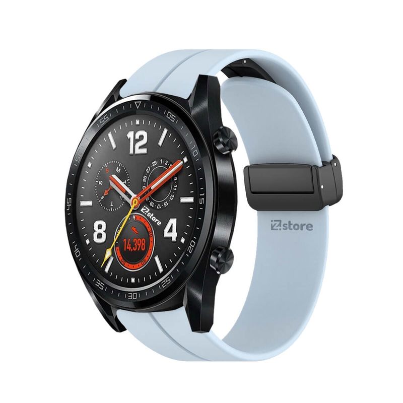GENERICO - Correa Para Huawei Watch GT Broche Magnético Celeste Cielo