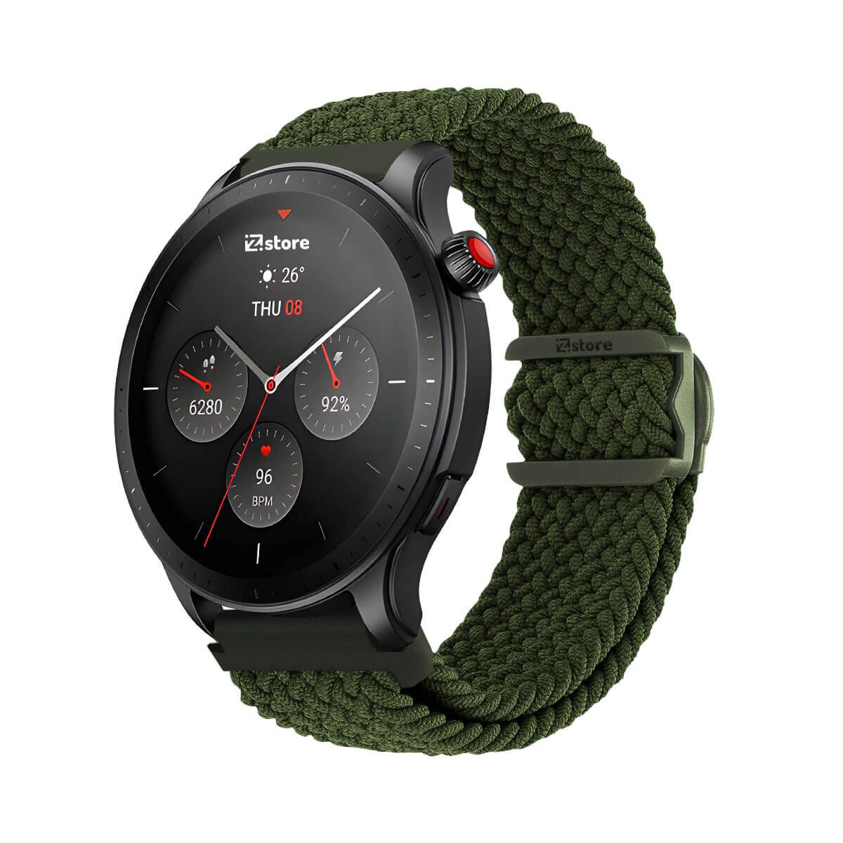 GENERICO - Correa de Nylon Para Amazfit GTR3 Verde Militar