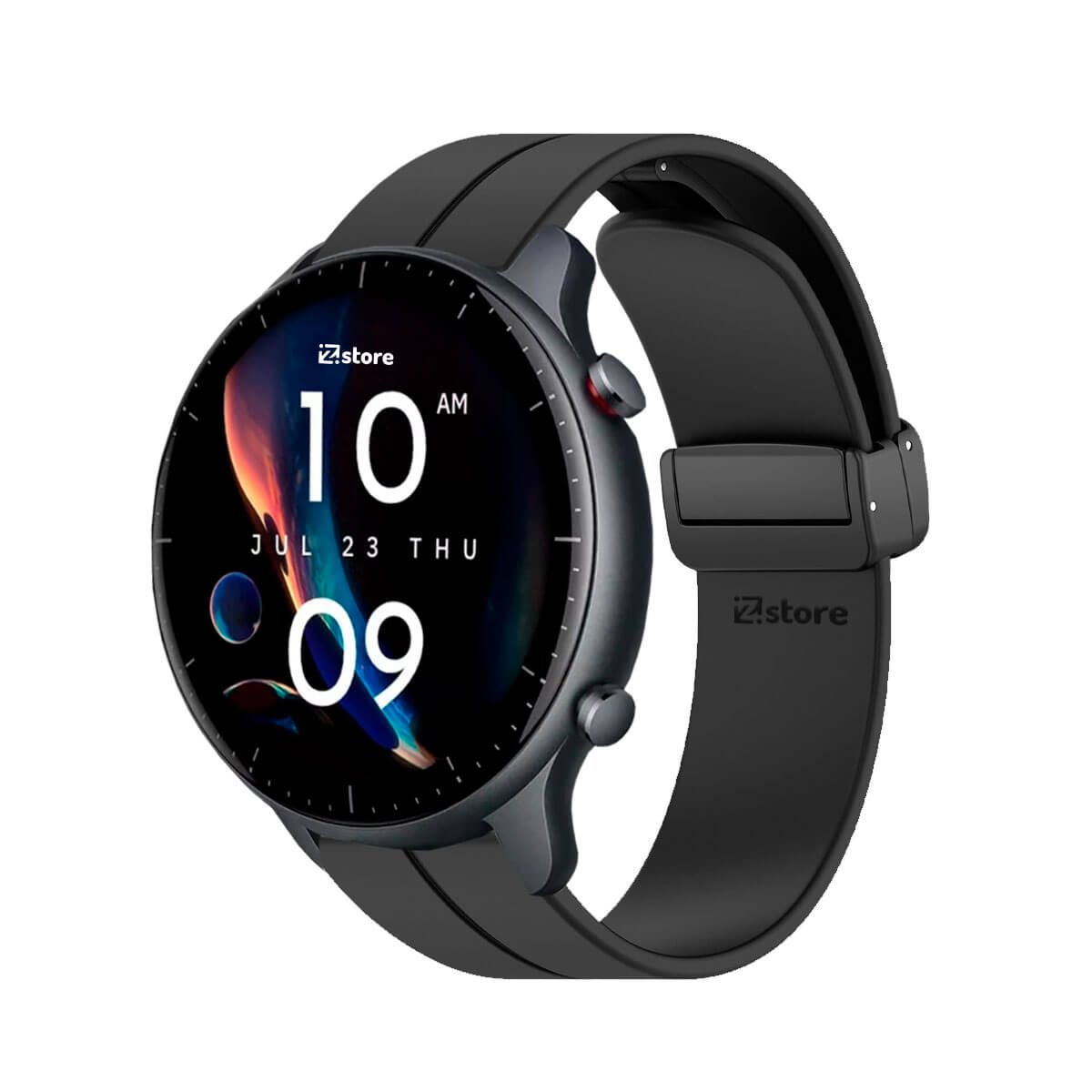 GENERICO - Correa Para Amazfit GTR2 Broche Magnético Negro