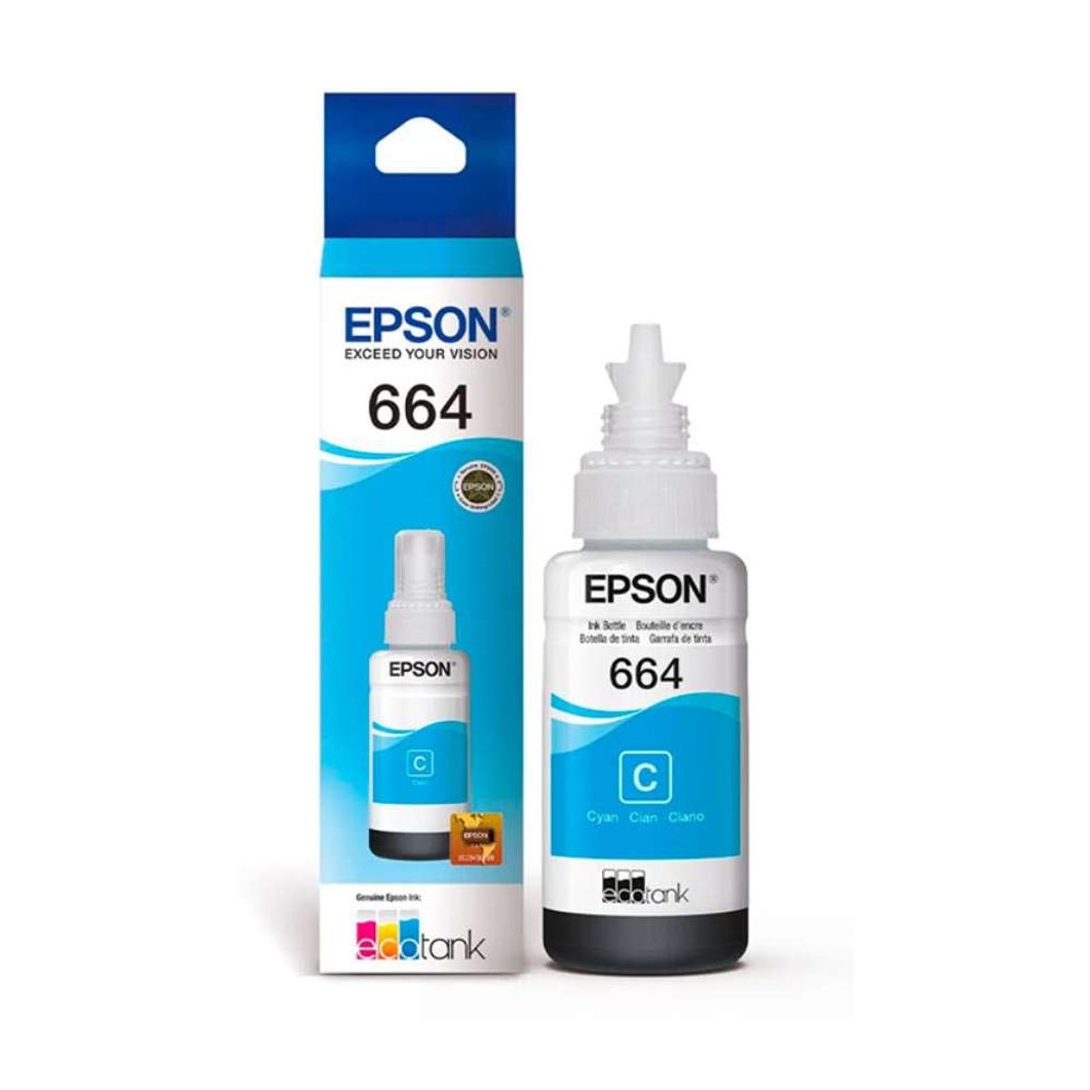 EPSON - Tinta Epson T664220 Cyan 70 ml