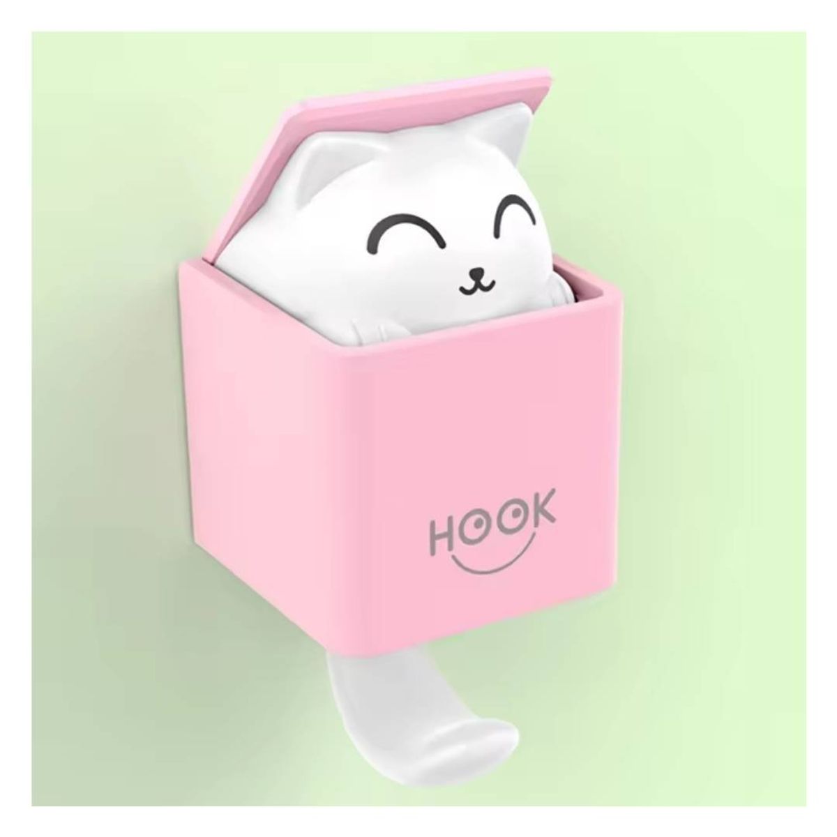 SHEEPBUSTER - Gancho de Pared Gato Rosado