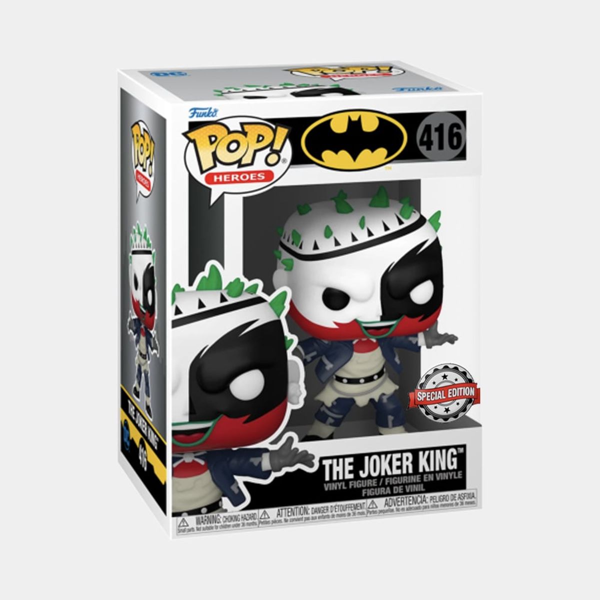 FUNKO - FUNKO POP HEROES BATMAN - THE JOKER KING SPECIAL EDITION