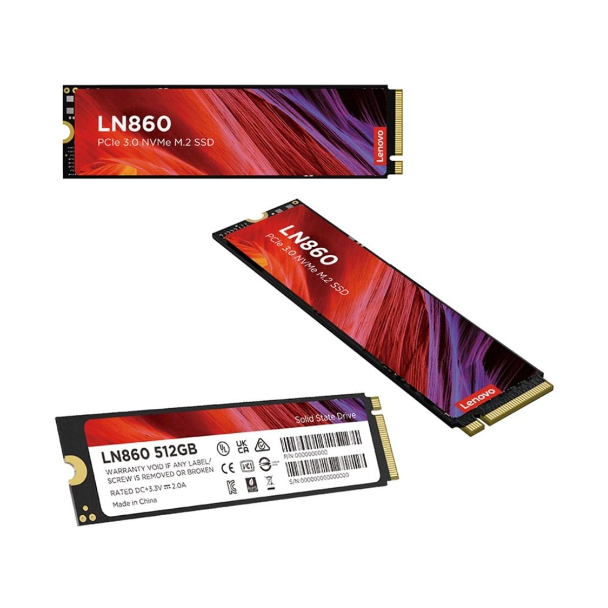 LENOVO - Disco SSD Lenovo LN860 512GB M.2 2280 PCIe Gen 3 x4 NVMe 1.4