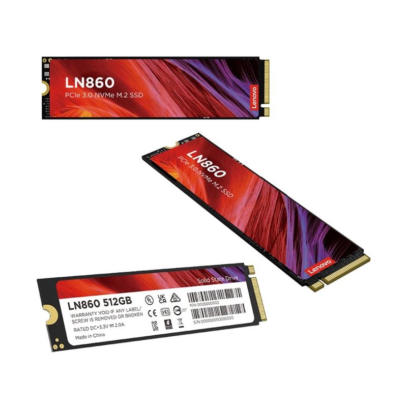 LENOVO - Disco SSD Lenovo LN860 512GB M.2 2280 PCIe Gen 3 x4 NVMe 1.4