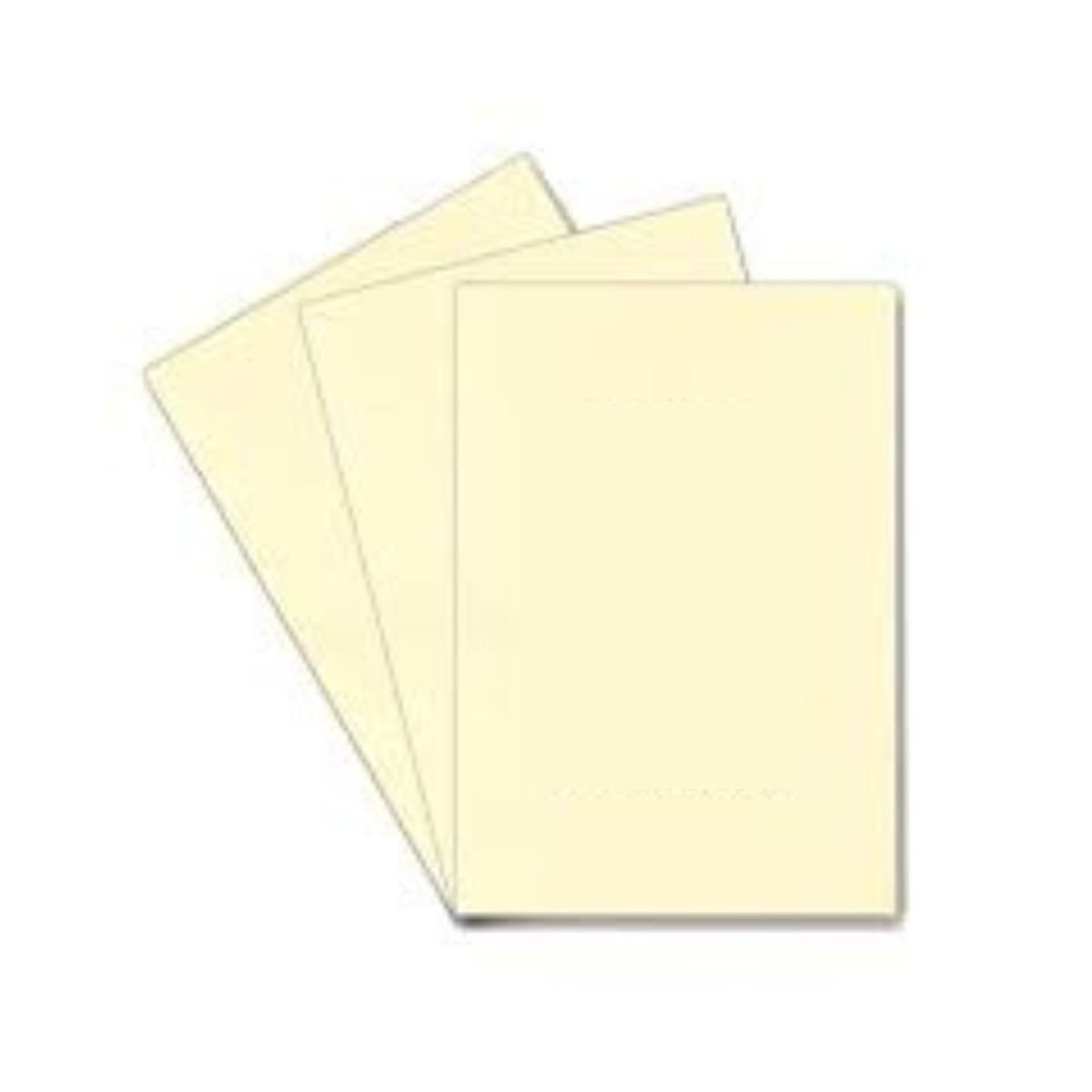 GENERICO - Cartulina hilo texturado crema - pack 50 - 220 gr