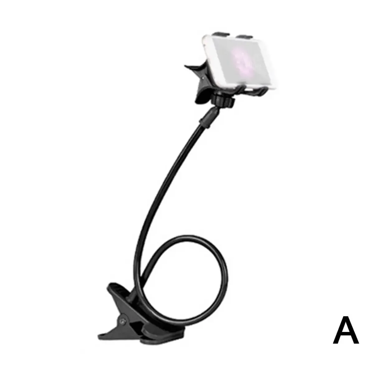 GENERICO - Soporte Celular Móvil Con Clip Flexible Ajustable Angulo 360 Genieka