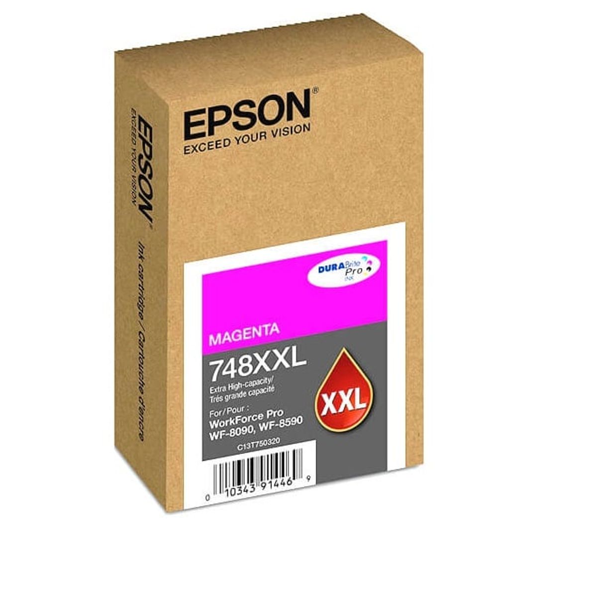 EPSON - CARTUCHO DE TINTA EPSON T748XXL320 WF-6090 WF-6590 -MAGENTA