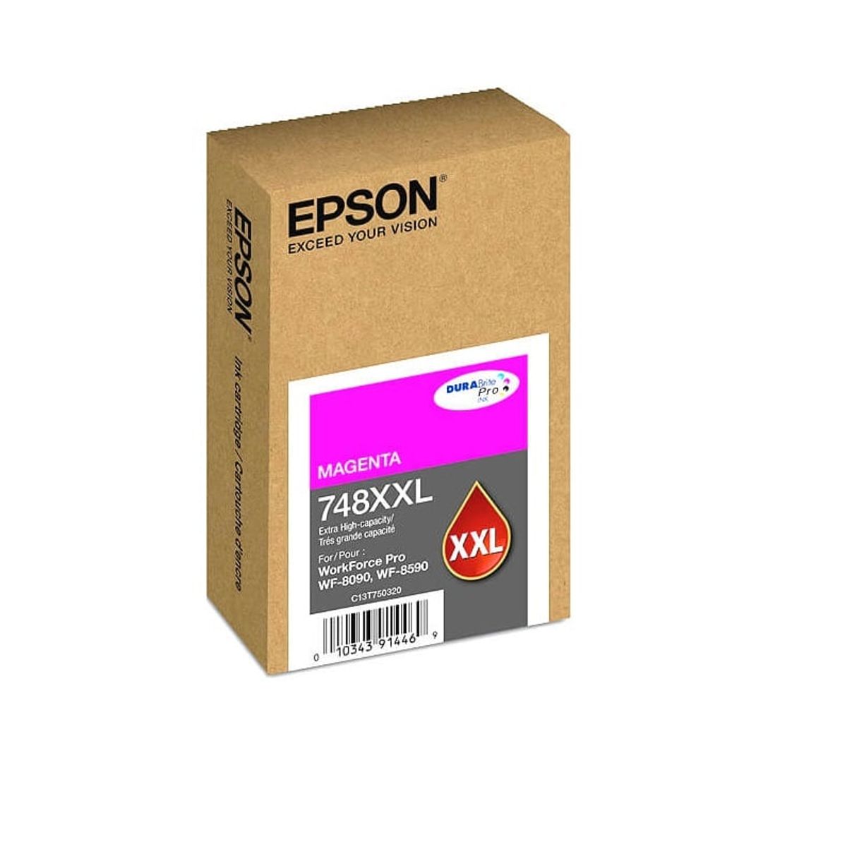 EPSON - CARTUCHO DE TINTA EPSON T748XXL320 WF-6090 WF-6590 -MAGENTA