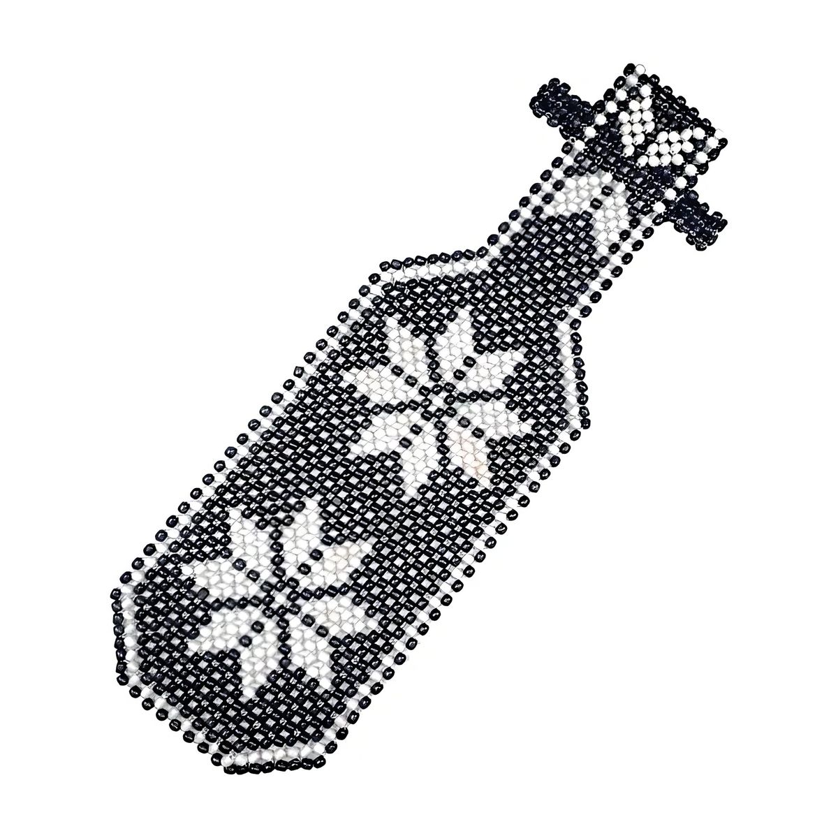 GENERICO - Respaldar de Auto Bolita con Cabecera Negro Hilo Reforzado